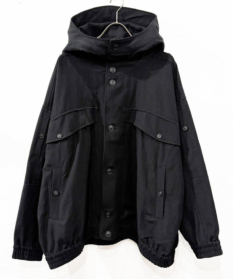 【30%OFF】O PROJECT - HOODED BOMBER JACKET /BLACK - DB&BAR