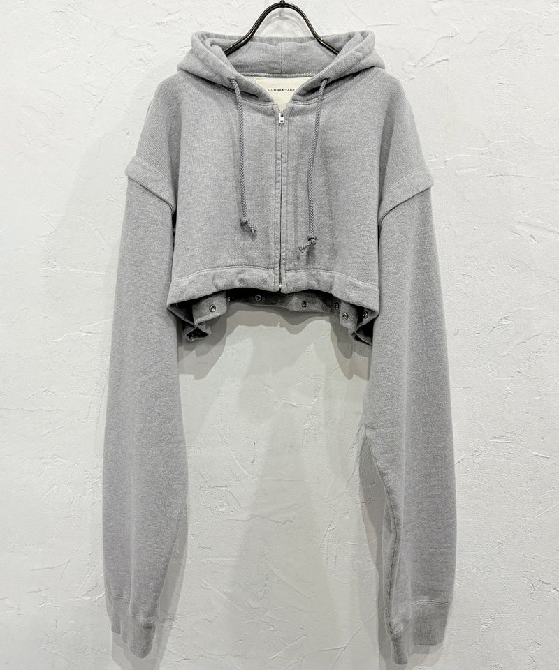 【40%OFF】CURRENTAGE - DETACHABLE HOODED SWEATSHIRT GREY 商品画像 - DB&BAR