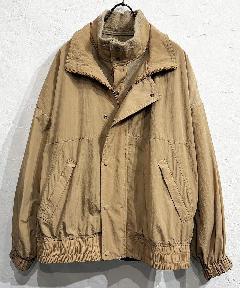【40%OFF】CURRENTAGE - DOUBLE LAYERED JACKET / BEIGE 商品画像 - DB&BAR