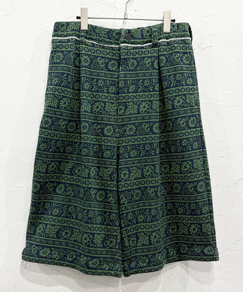 【40%OFF】CURRENTAGE - PRINTED DETACHABLE SWEAT PANTS GREEN 商品画像 - DB&BAR