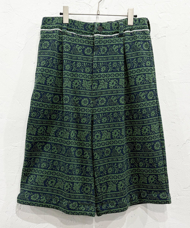 【40%OFF】CURRENTAGE - PRINTED DETACHABLE SWEAT PANTS GREEN 商品画像 - DB&BAR