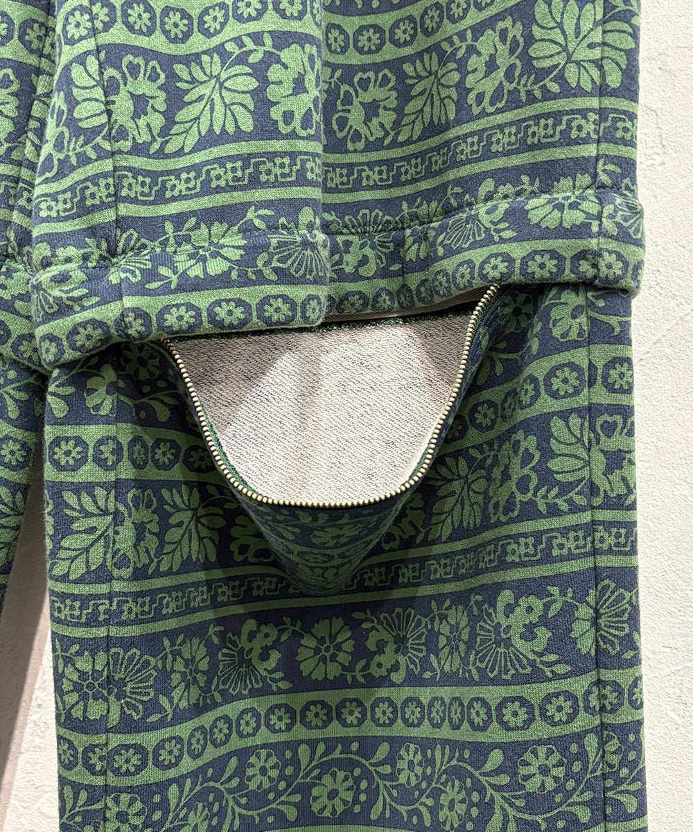 【40%OFF】CURRENTAGE - PRINTED DETACHABLE SWEAT PANTS GREEN 商品画像 - DB&BAR