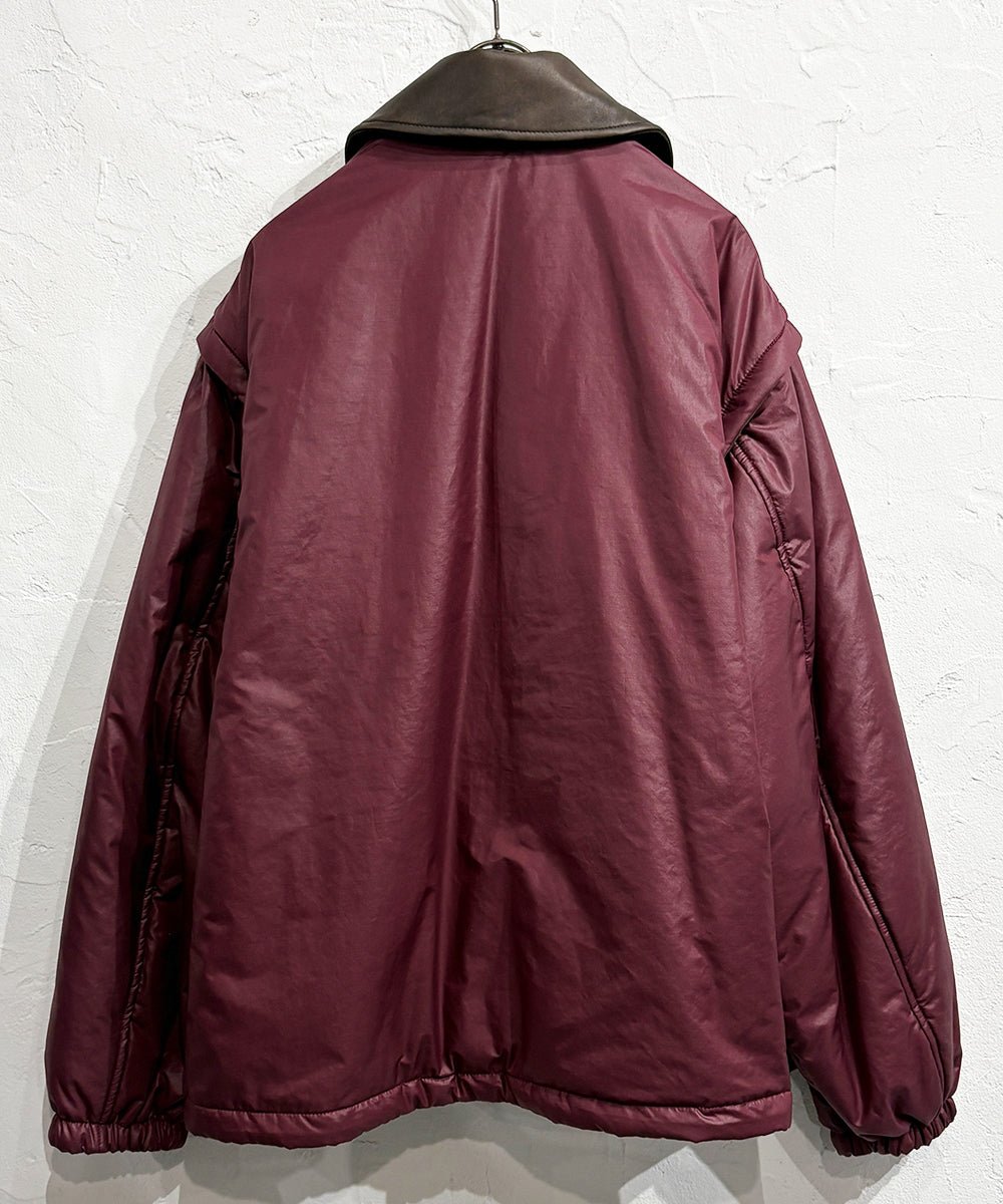 CURRENTAGEレザージャケット CURRENTAGE - REVERSIBLE JACKET / BORDEAUX | DB&BAR OFFICIAL ONLINE