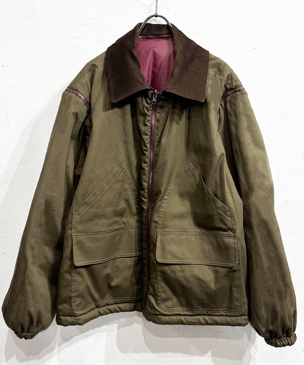 CURRENTAGE - REVERSIBLE JACKET / BORDEAUX | DB&BAR OFFICIAL ONLINE