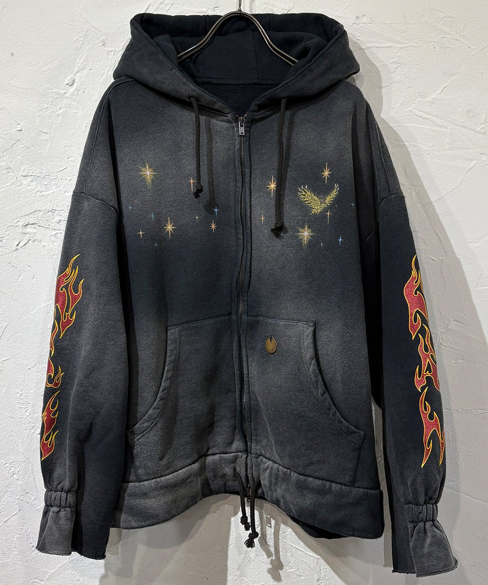 【40%OFF】NAM - BLLOWS HOODIE DRAGON FIRE BIRD SHADOW 商品画像 - DB&BAR