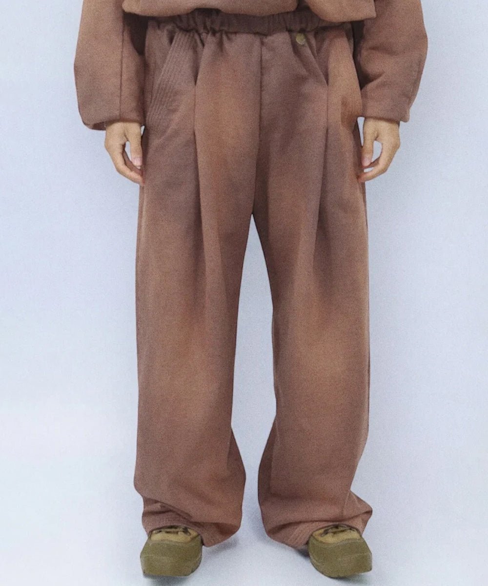 【40%OFF】NAM - SAXOPHONE PANTS / BROWN 商品画像 - DB&BAR