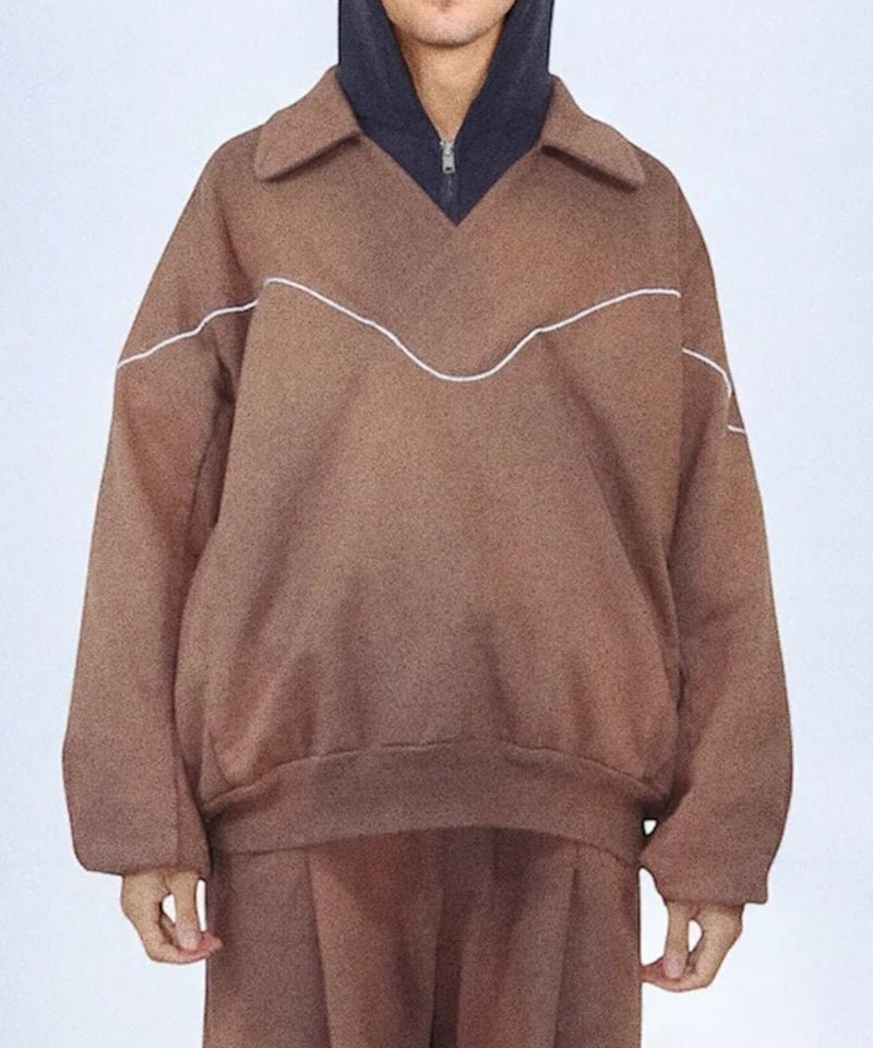 【40%OFF】NAM - TRUMPET OVERLAP P/O / BROWN 商品画像 - DB&BAR