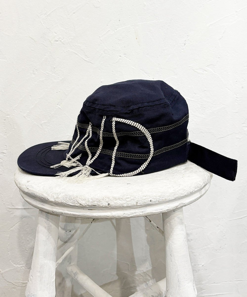 【50%OFF】FORTUNE W.W.D - “FWWD” FLAT - TOP CAP NAVY - DB&BAR
