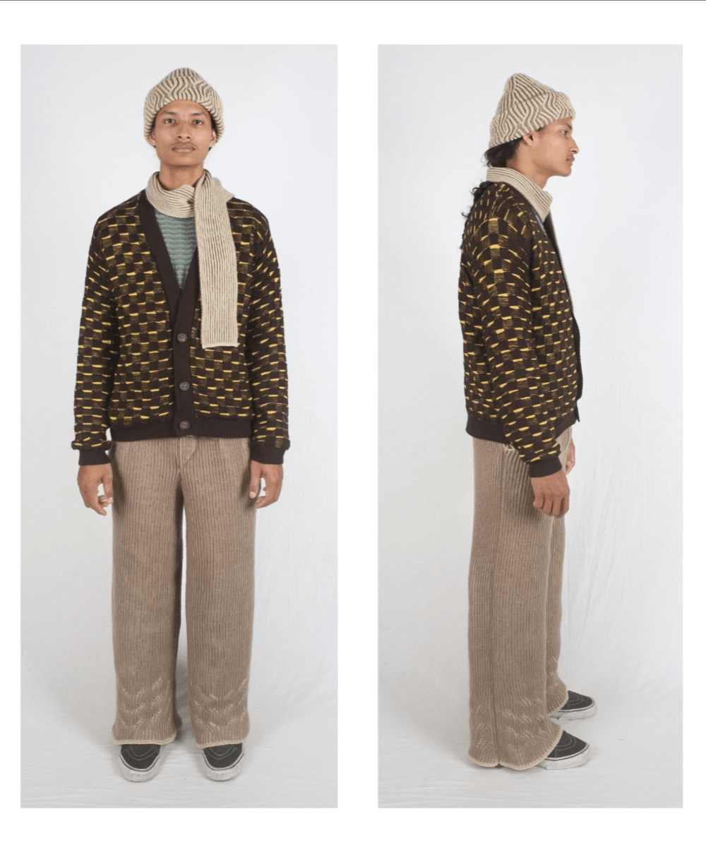 【50%OFF】ISA BOULDER - ROVER TWISTY REVERSIBLE STRIPES PANTS SAND - DB&BAR