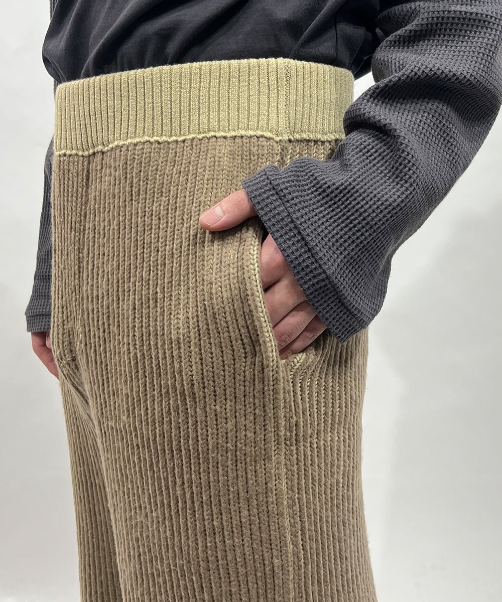 【50%OFF】ISA BOULDER - ROVER TWISTY REVERSIBLE STRIPES PANTS SAND - DB&BAR
