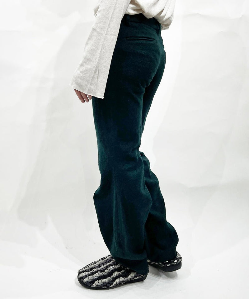 【50%OFF】NAM - Trumpet Slacks Wool MID GREEN 商品画像 - DB&BAR