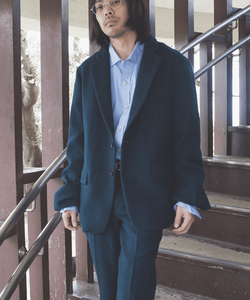 【50%OFF】NAM - Trumpet Slacks Wool MID GREEN 商品画像 - DB&BAR