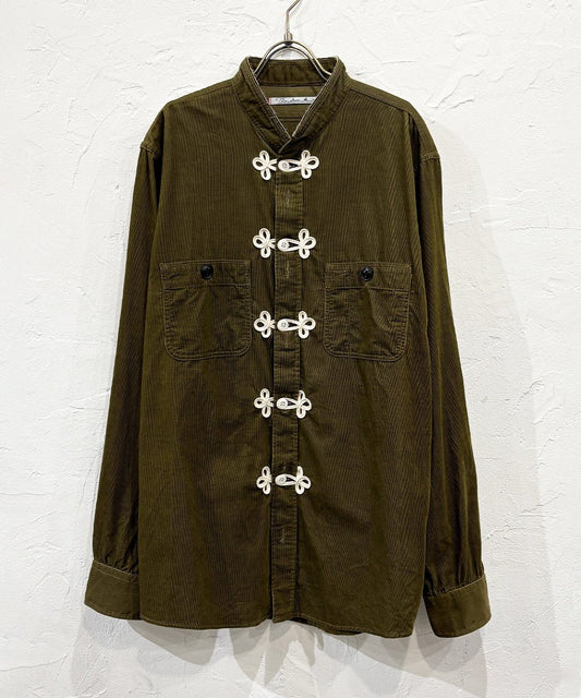 【50%OFF】THE DAWN B - UPcycle custom shirts BROWN CORDUROY - DB&BAR