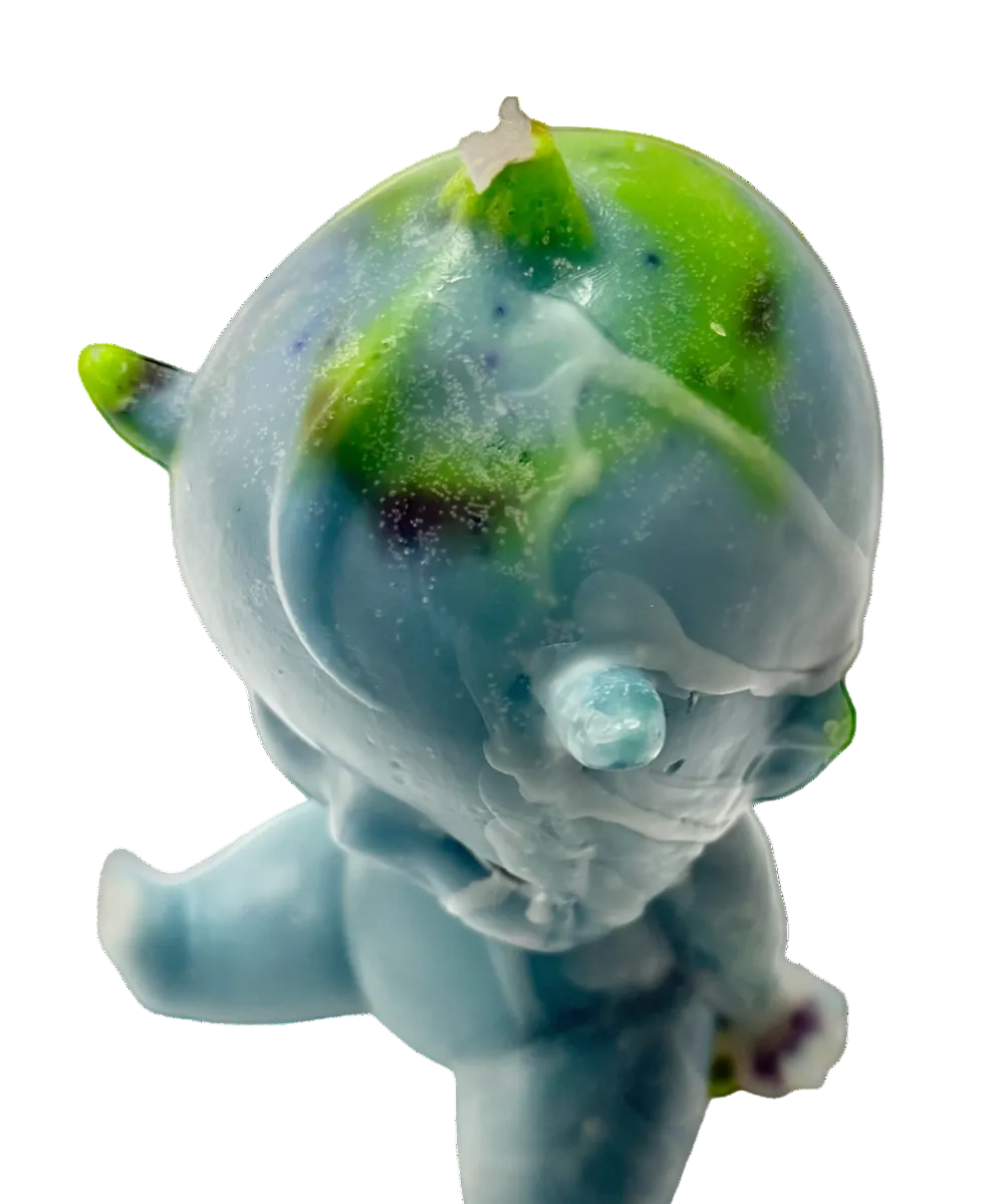 HOPEWORLD - KEWPIE DEVIL CANDLE / PATCHWORK  ONLINE STORE PAGE | ホープワールド - キューピーデビルキャンドル / パッチワーク オンラインストアページ 商品画像