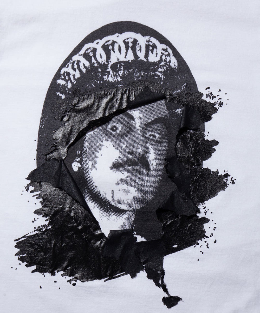 【60%OFF】"PEEL OFF STRANGERS" scratch T-shirt - DB&BAR