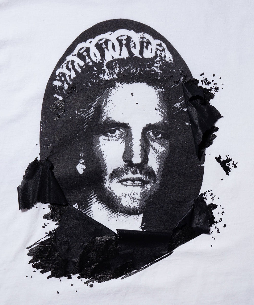 【60%OFF】"PEEL OFF STRANGERS" scratch T-shirt - DB&BAR