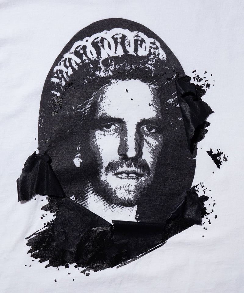 【60%OFF】"PEEL OFF STRANGERS" scratch T-shirt - DB&BAR