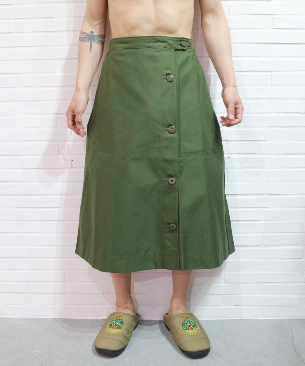 【60%OFF】REMAKE MILITARY M59 KILT SKIRT - DB&BAR