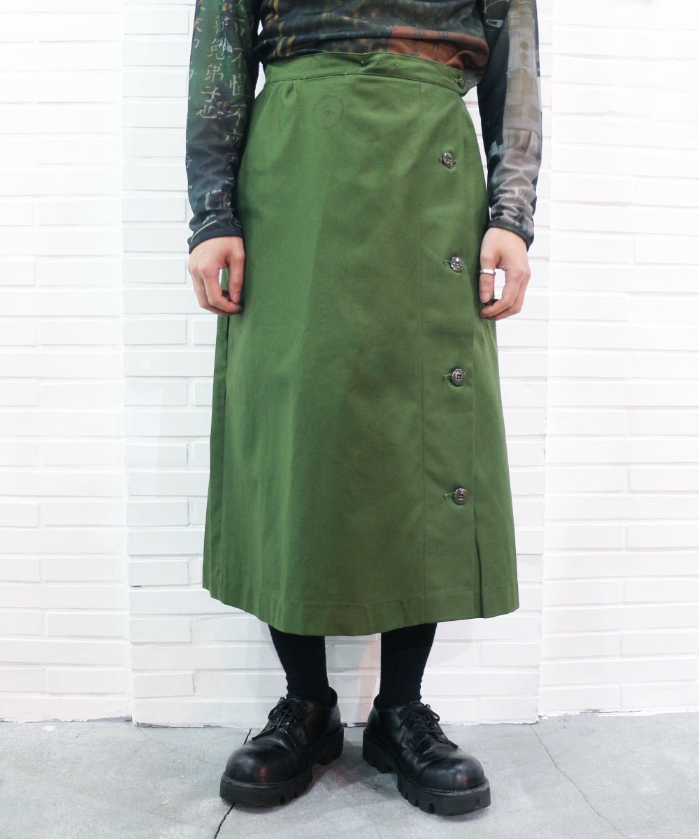 【60%OFF】REMAKE MILITARY M59 KILT SKIRT - DB&BAR
