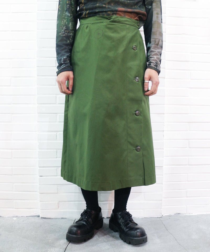 【60%OFF】REMAKE MILITARY M59 KILT SKIRT - DB&BAR