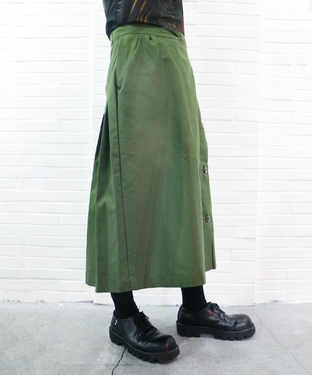 【60%OFF】REMAKE MILITARY M59 KILT SKIRT - DB&BAR