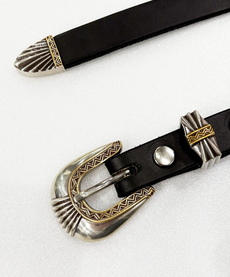 【予約 - 7月再入荷分】MOONSHINE LEATHER - DEL RIO 3/4” BELT 7”LONG LENGTH - DB&BAR