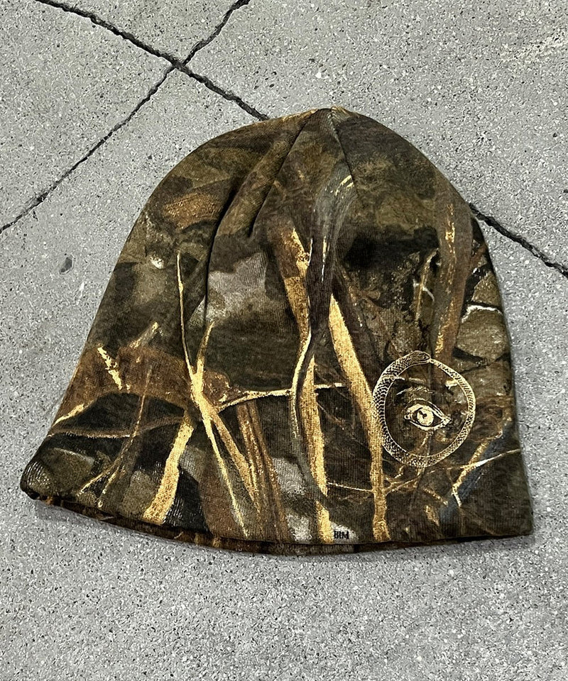 8" licensed camo beanie - BEIGE CAMO EYE4 商品画像 - DB&BAR