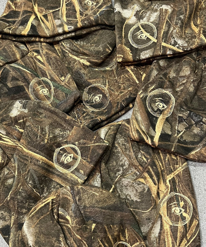 8" licensed camo beanie - BEIGE CAMO EYE4 商品画像 - DB&BAR