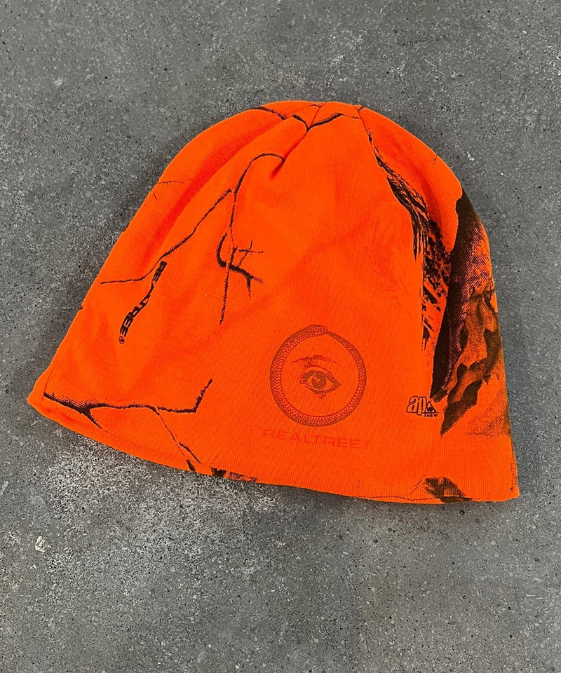 8" licensed camo beanie - ORANGE EYE4 商品画像 - DB&BAR