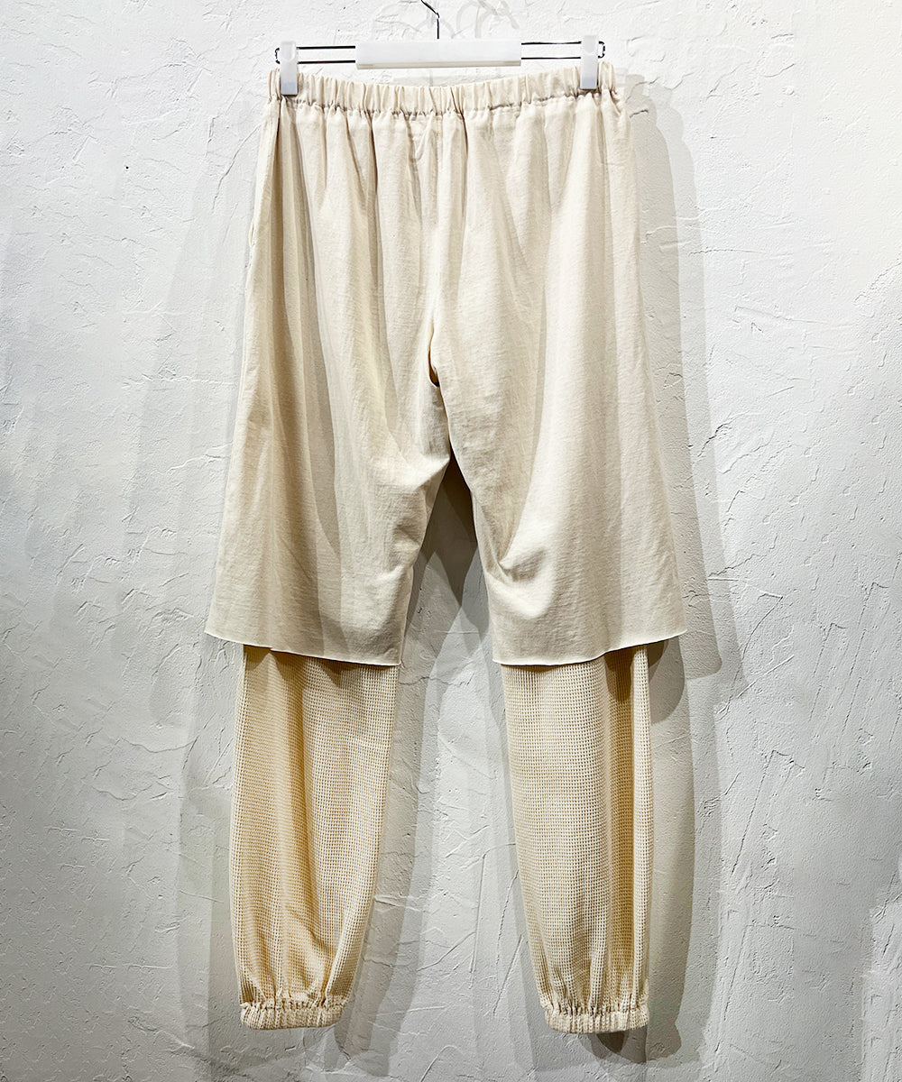 ANDER LAYERED PANTS - ECRU