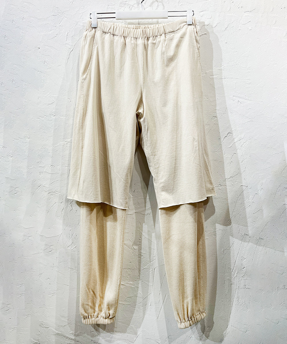 ANDER LAYERED PANTS - ECRU