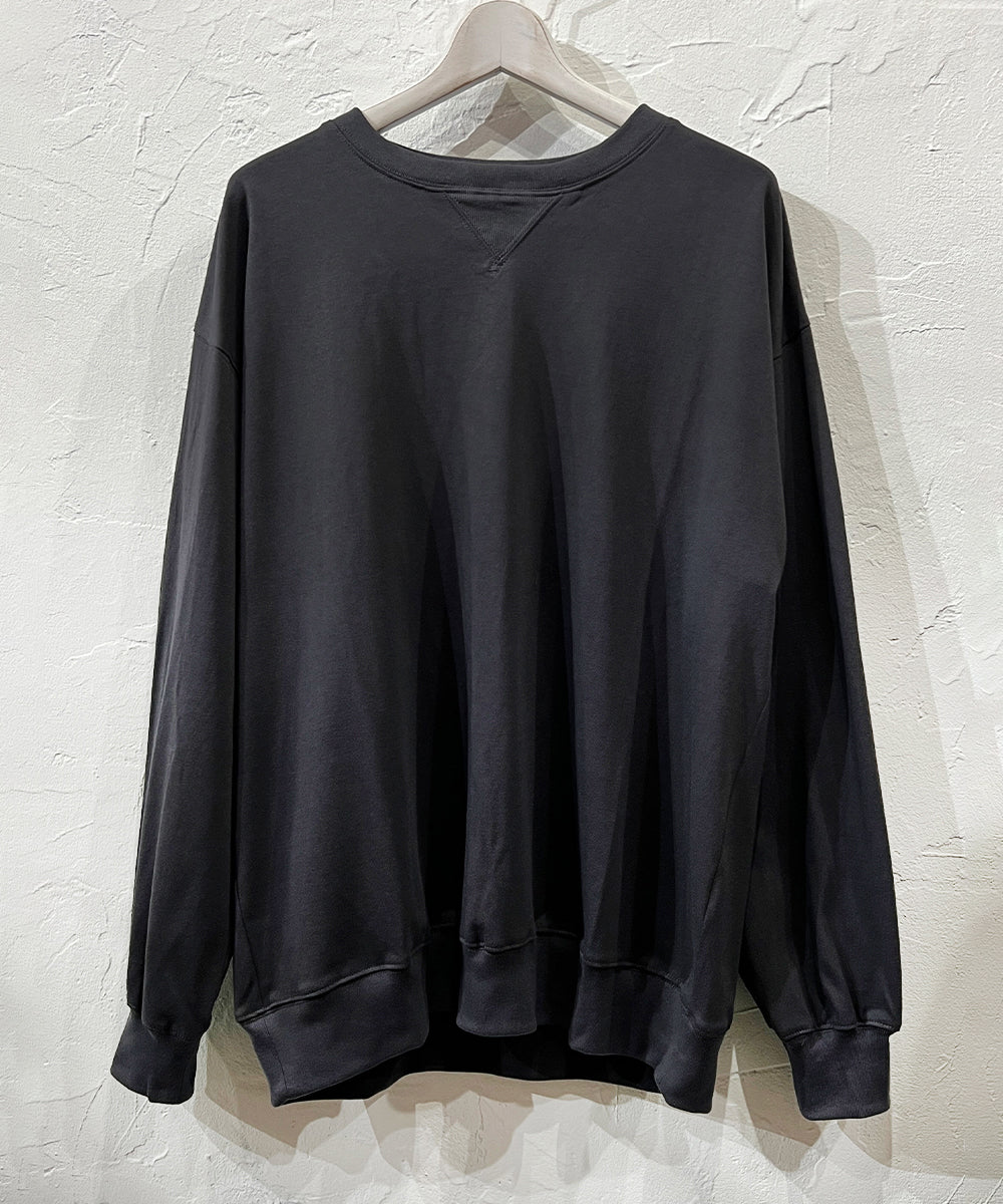 ANDER LS SWEAT TEE - CHARCOAL