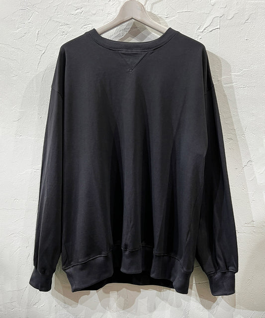 ANDER LS SWEAT TEE - CHARCOAL