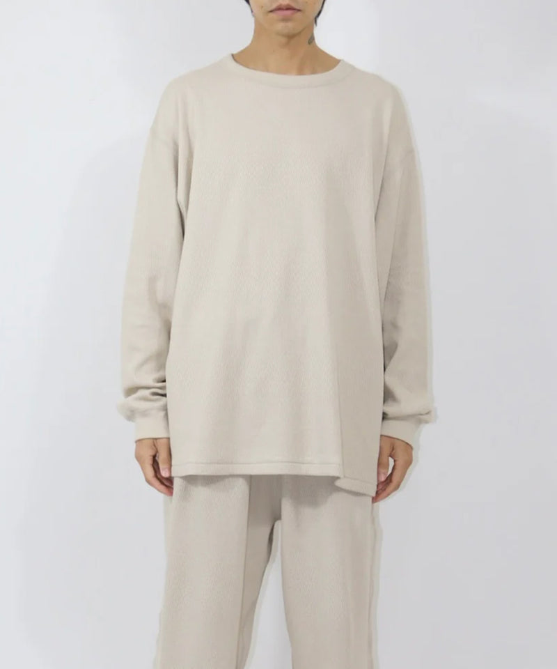 ANDER - WAFFLE CHILLAX TOP  ONLINE STORE PAGE | アンダー - ワッフル チラックス トップ オンライン ストア ページ 商品画像