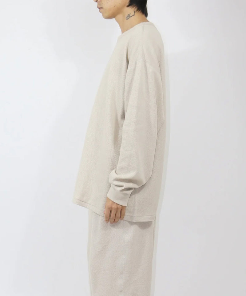 ANDER - WAFFLE CHILLAX TOP  ONLINE STORE PAGE | アンダー - ワッフル チラックス トップ オンライン ストア ページ 商品画像