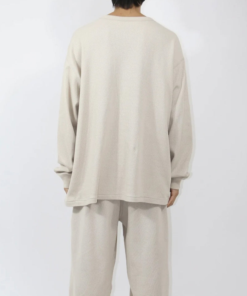 ANDER - WAFFLE CHILLAX TOP  ONLINE STORE PAGE | アンダー - ワッフル チラックス トップ オンライン ストア ページ 商品画像