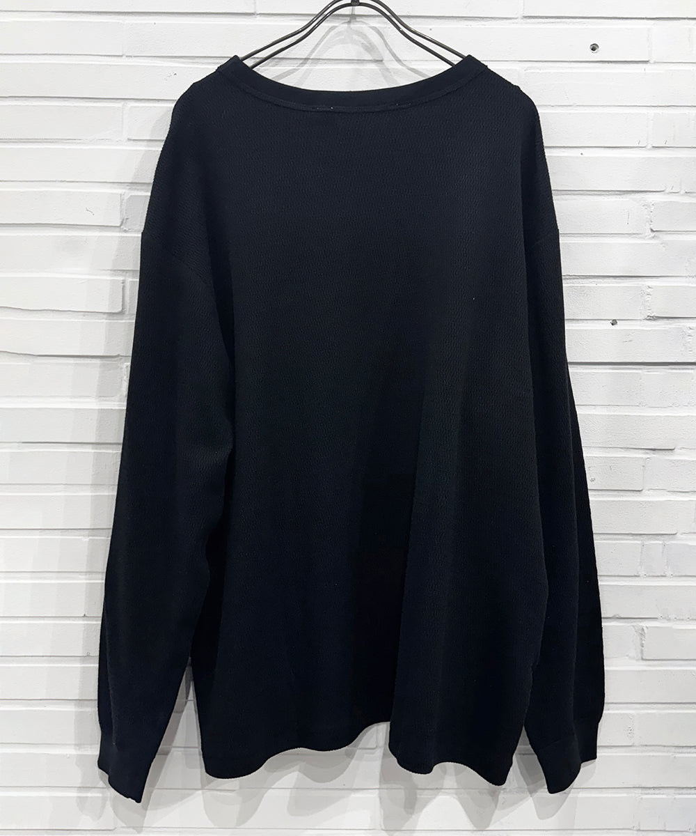 ANDER - WAFFLE CHILLAX TOP / BLACK  ONLINE STORE PAGE | アンダー - ワッフル チラックス トップ / ブラック オンライン ストア ページ
1回のご注文が税込10,000円以上のお買い物は送料無料
中目黒セレクトショップ 商品画像