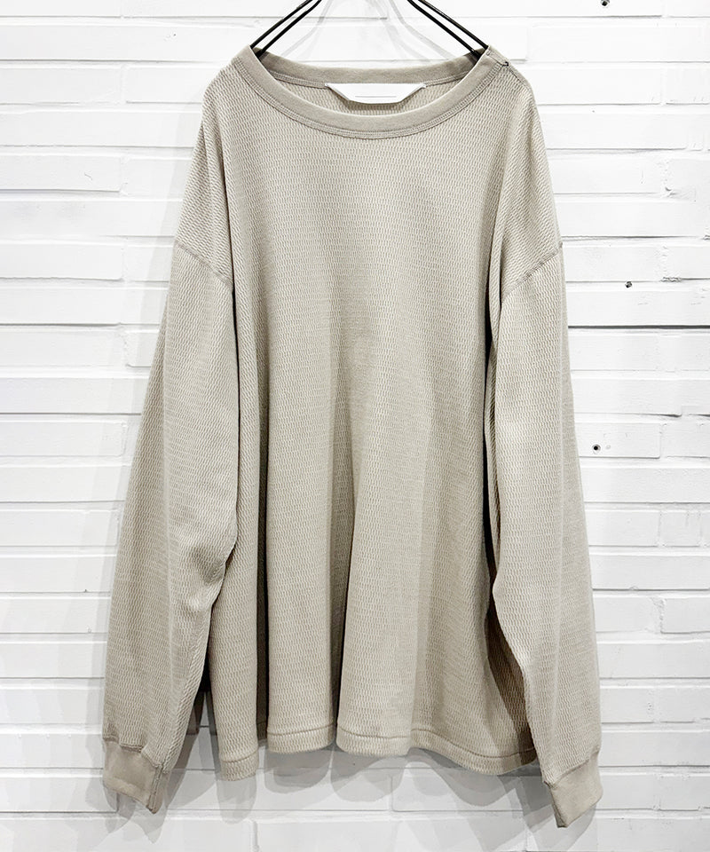 ANDER - WAFFLE CHILLAX TOP  ONLINE STORE PAGE | アンダー - ワッフル チラックス トップ オンライン ストア ページ 商品画像