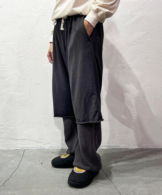 ANDER LAYERED PANTS - CHARCOAL