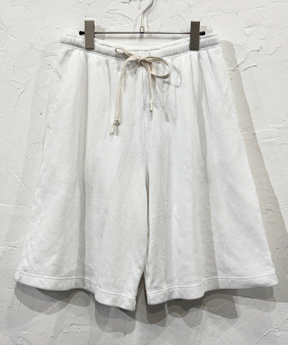 ANDER - MESH SHORTS OFF WHITE