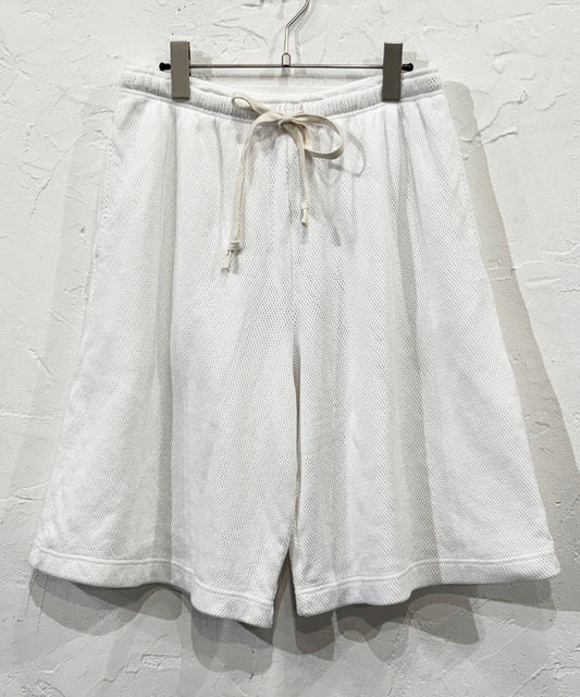ANDER - MESH SHORTS OFF WHITE