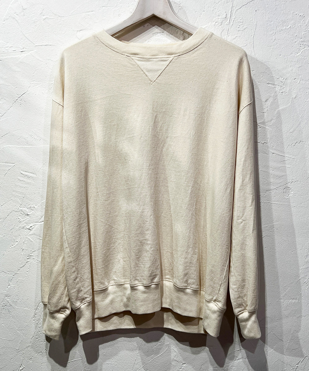 ANDER LS SWEAT TEE - ECRU