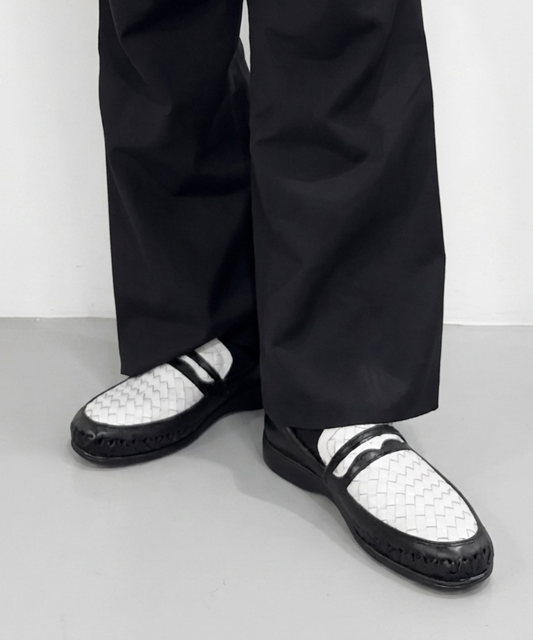 Aztec - LOAFERS / BLACK×WHITE