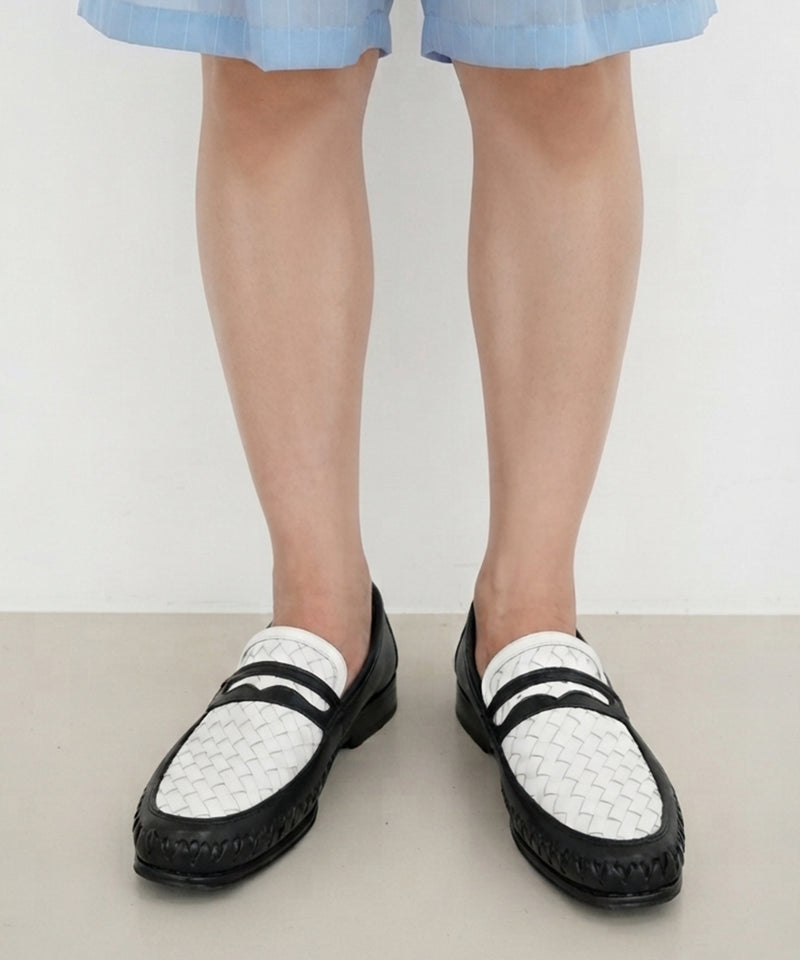 Aztec - LOAFERS / BLACK×WHITE