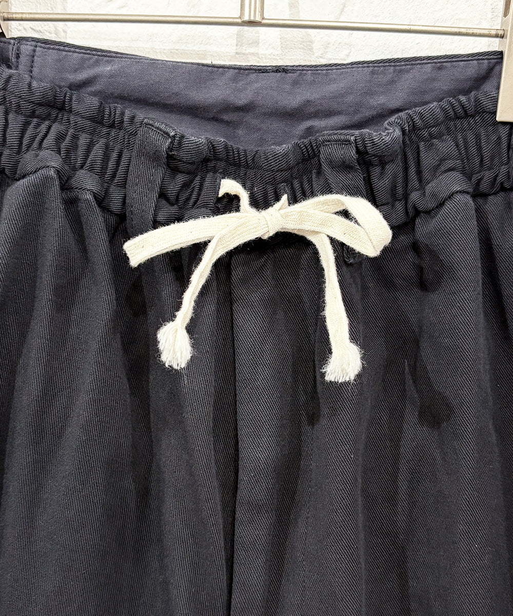 KOJIMA SHINSENGUMI -  BIG BULB BLACK TWILL | 児島新鮮組 - ビッグ バルブ ブラック ツイル オンライン ストア ページ 商品画像
