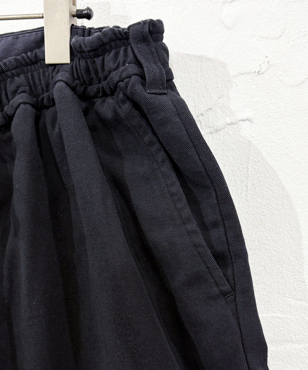 KOJIMA SHINSENGUMI -  BIG BULB BLACK TWILL | 児島新鮮組 - ビッグ バルブ ブラック ツイル オンライン ストア ページ 商品画像