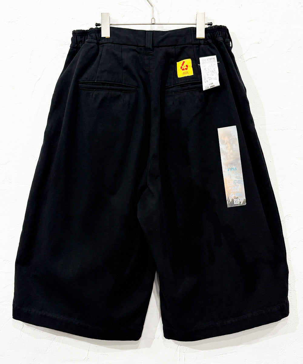 KOJIMA SHINSENGUMI -  BIG BULB BLACK TWILL | 児島新鮮組 - ビッグ バルブ ブラック ツイル オンライン ストア ページ 商品画像
