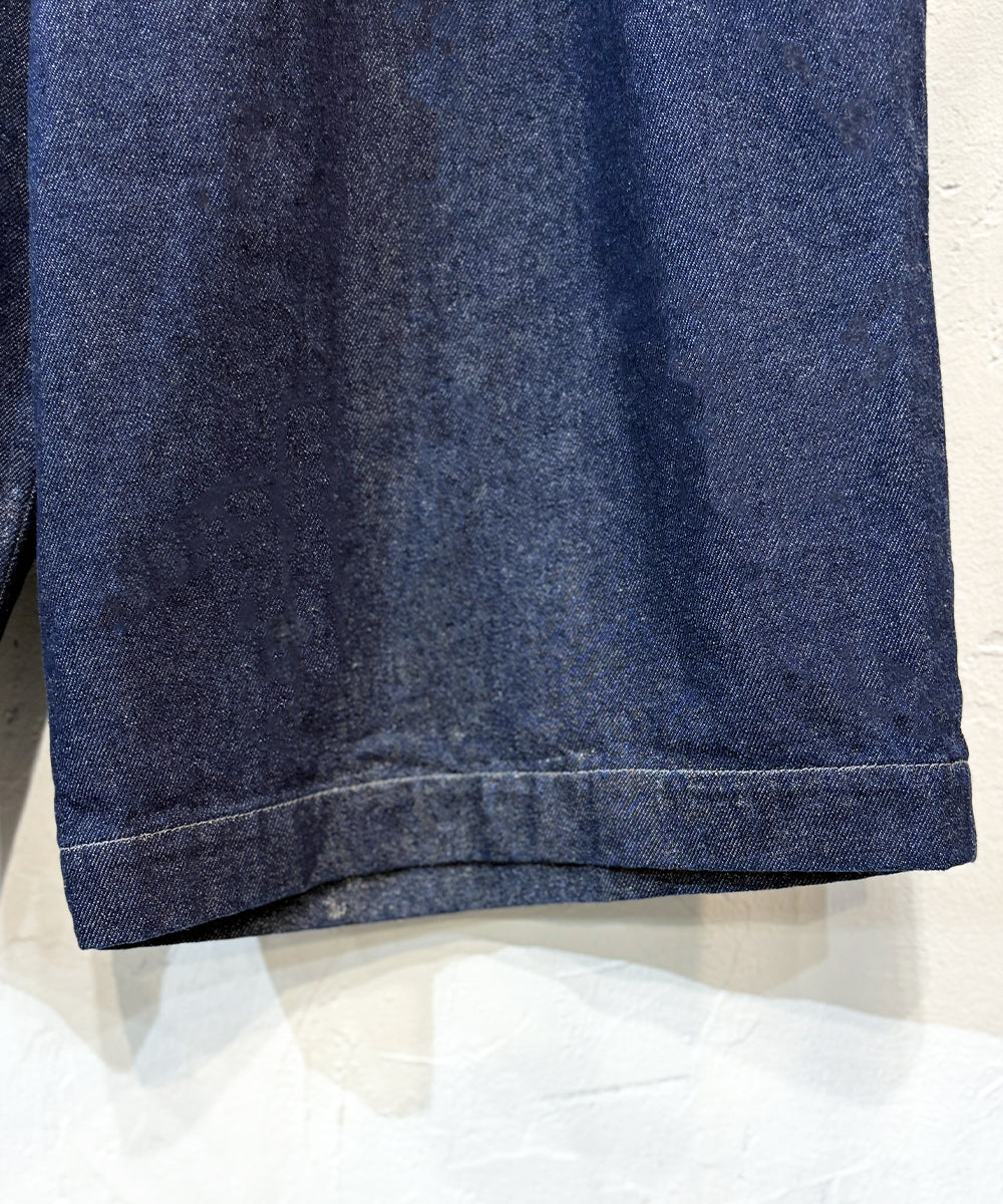 KOJIMA SHINSENGUMI -  BIG SHORTS  FOIL INDIGO | 児島新鮮組 - ビッグショーツ フォイル インディゴ オンライン ストア ページ 商品画像