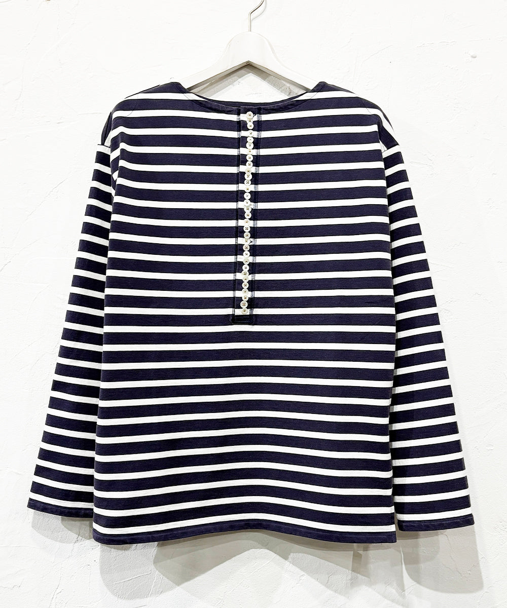 CURRENTAGE - Pearly king＆Queen henley neck shirt