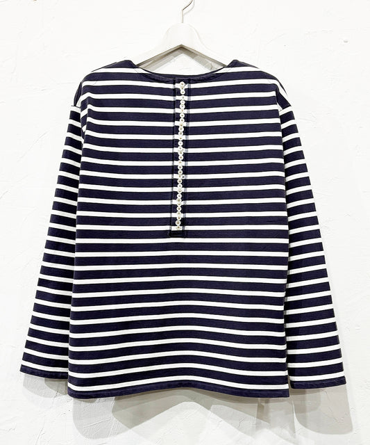 CURRENTAGE - Pearly king＆Queen henley neck shirt